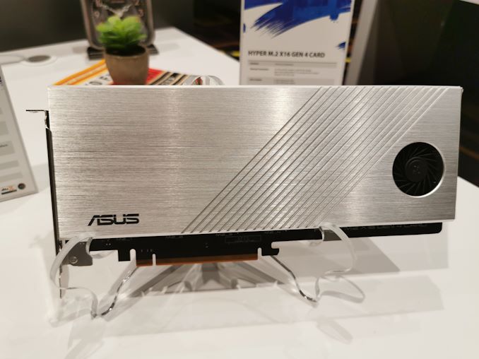 ASUS Going Fast: Quad PCIe 4.0 x4 SSD Storage Add-in Card Hyper M.2